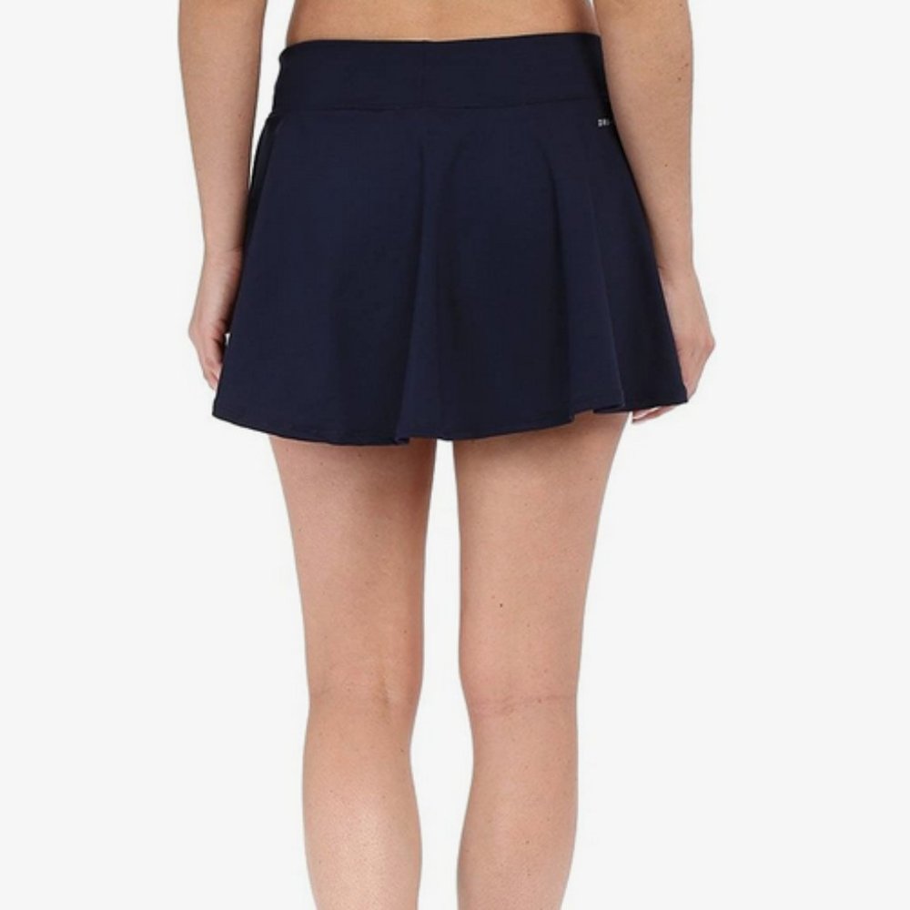 Nike Dri-Fit Baseline Tennis Skort in Black - Picture 7 of 8
